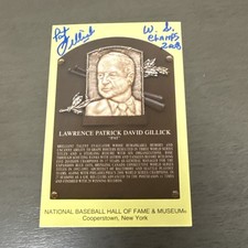Pat Gillick Signed Baseball HOF PostCard “W.S. Champs 2008” Phillies GM BB4 E 