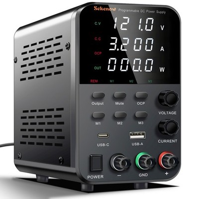 DC Power Supply Variable, 0-120V 0-3A Adjustable Switching Bench Power Supply