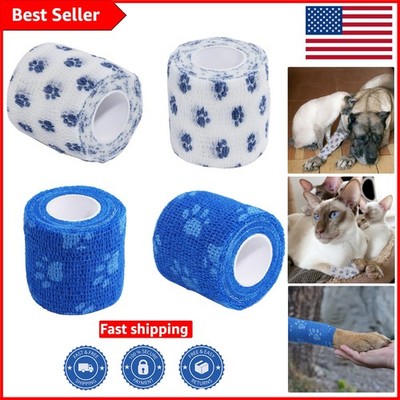 Breathe Easy Pet Bandage Rolls - Elastic Self-Adhesive Gauze for Ankle Sprains