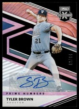 2020 Elite Extra Edition Signatures Prime Numbers B #108 Tyler Brown Auto /64 BB