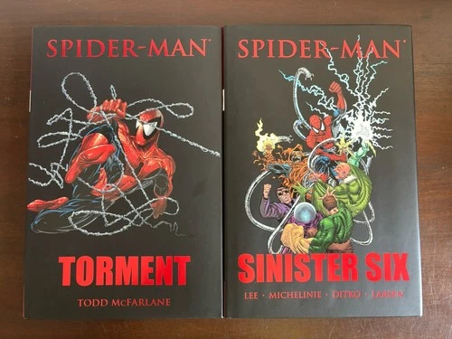 Spider-Man Marvel Premiere Classic HC LOT NM Set - Sinister Six and Torment RARE