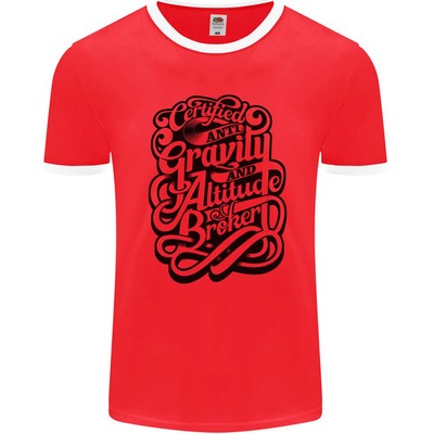 Anti-Schwerkraft Pilot Drachenfliegen Gleitschirmfliegen Herren Ringer T-Shirt FotL