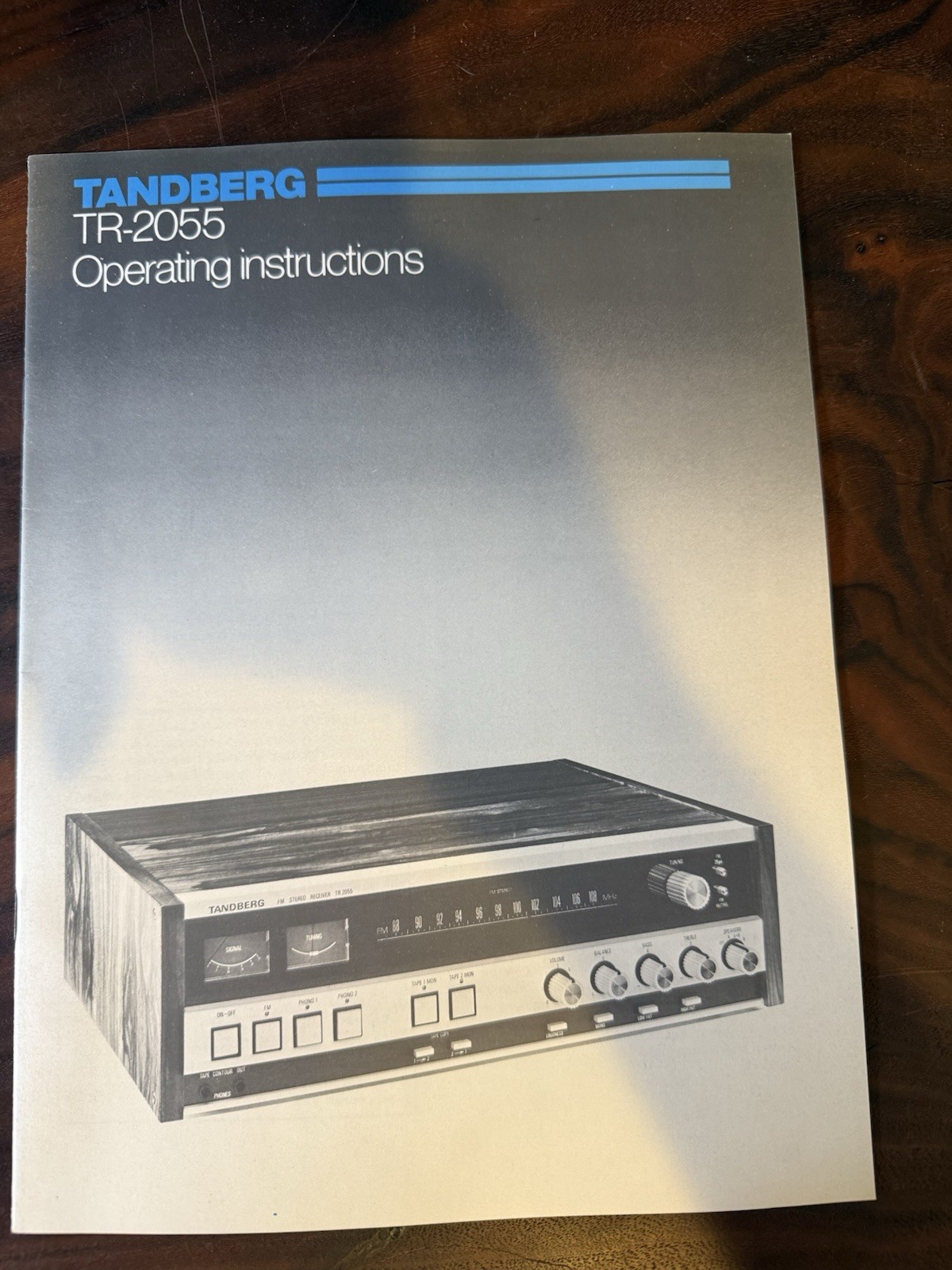 Original OEM Tandberg TR-2055 Operating Instructions Manual (19 Pages) Pre-Owned