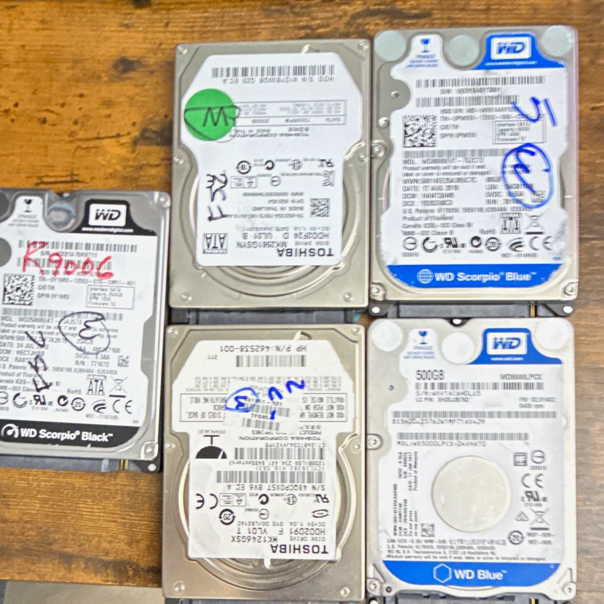 Western Digital 500GB Computer Internal Hard Disk Drives for sale