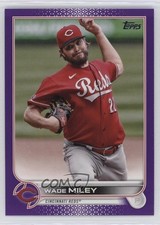 2022 Topps Series 1 Meijer Purple Wade Miley #203 1zx