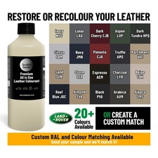Land Rover Leather Repair Paint Dye for Car Seats and Interior. 26 Colours 250ml