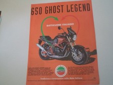 advertising Pubblicità 1997 MOTO LAVERDA 650 GHOST LEGEND