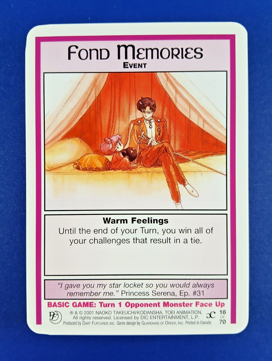 Fond Memories #16 - Past and Future, Sailor Moon CCG card (2001