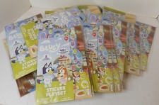 32Pk Bluey Sticker Playset 2 Play Scenes 40 Repositionable Stickers Each