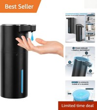 Touchless Automatic Soap Dispenser: 13.52oz USB Rechargeable Modern Design