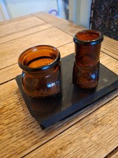 Vintage Marmite/Bovril  Jars