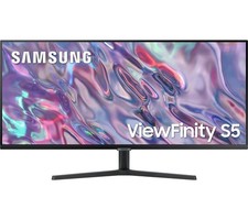 Image of SAMSUNG LS34 Wide Quad HD 34" VA LED Monitor Black - REFURB-A
