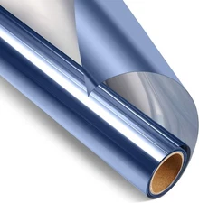 Privacy One Way Mirror Glass Tint Heat Control Sun UV Blocking Sliding Door Tint