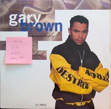 Gary Brown Somebody's Been Sleepin' In My Bed Vinyl Record VG/VG Y-15839 1992