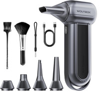 Electric Air Duster Cordless 150000RPM Turbo Fan with 3 Gears for Computer
