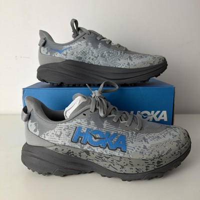 Hoka One One Y Speedgoat 6 grau Trailrunningschuhe Unisex Größe UK 5