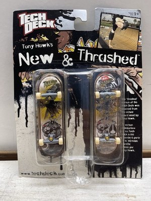 Tech Deck New & Thrashed Tony Hawks 96mm Skateboard Rare Hard To Find New Sealed
