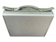 Vintage Samsonite 80’s grey  Hard Case Briefcase Laptop Documents key lock