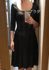 USED PRADA BLACK DRESS ACCEPTABLE