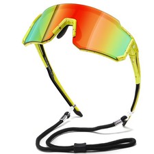 DUCO Polarized Kids Sunglasses Youth Baseball 19 Green Frame Revo Orange Lens