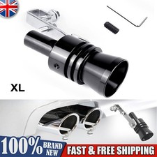 Car Exhaust Pipe Black Turbo Sound Whistle Simulator Muffler Roar Maker XL NEW