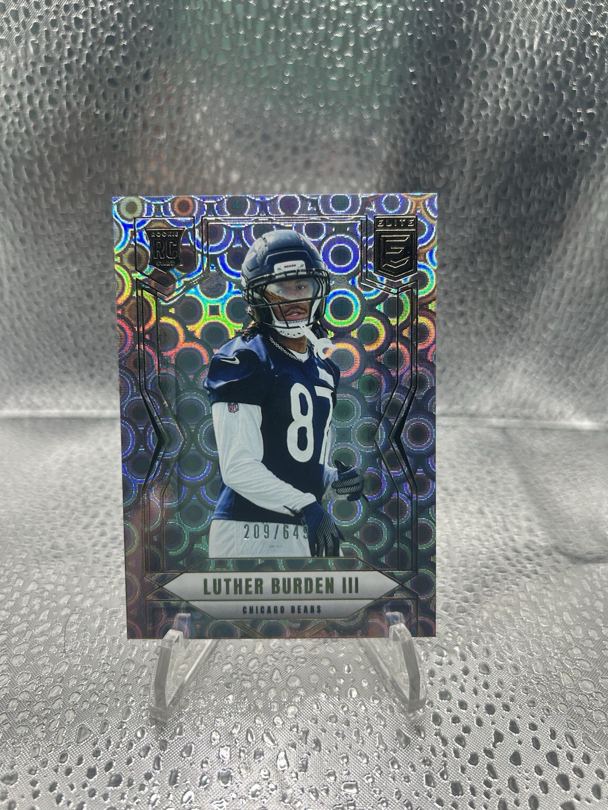 2025 Panini Donruss Elite - Rookies Luther Burden #118 Lavender Pyramids /649 