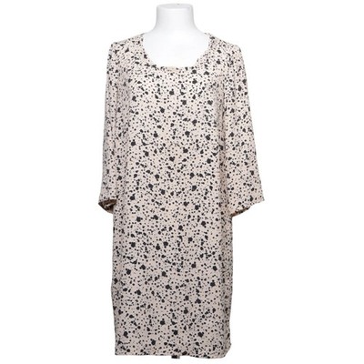Mango Basics, Kleid, Größe: L, Beige/Schwarz, Gepunktet, Damen #OGz