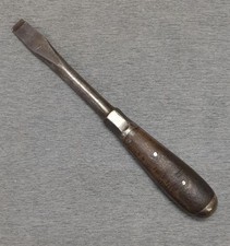 Alter geschmiedeter Schraubendreher Holzgriffe aufgenietet Oldtimer Bordwerkzeug