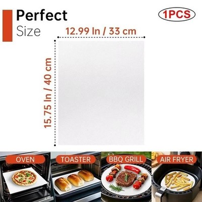 5pcs Bbq Copper Grill Mats Non-stick to Cut Oven Sheet Liner Cooking Baking Easy