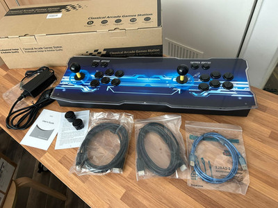 2 Spieler Arcade Fight Stick Konsole LED Arcade Spiele Station Pandora Box Style
