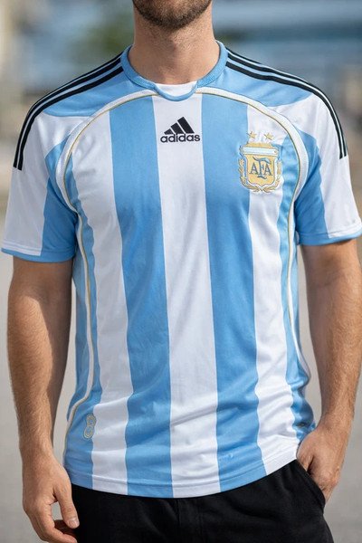 Argentinien Retro-Fussballtrikot 2008, 13 Jahre/ Grösse 158