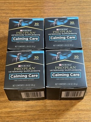 Purina Pro Plan Veterinary Supplements Calming Care -30 sachets 120 Total 4-PACK