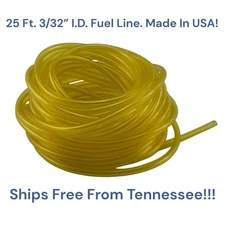 25 ft. Roll Premium Fuel Line 3/32" I.D. x 3/16" O.D. 2&4 Cycle,Chainsaw,Trimmer