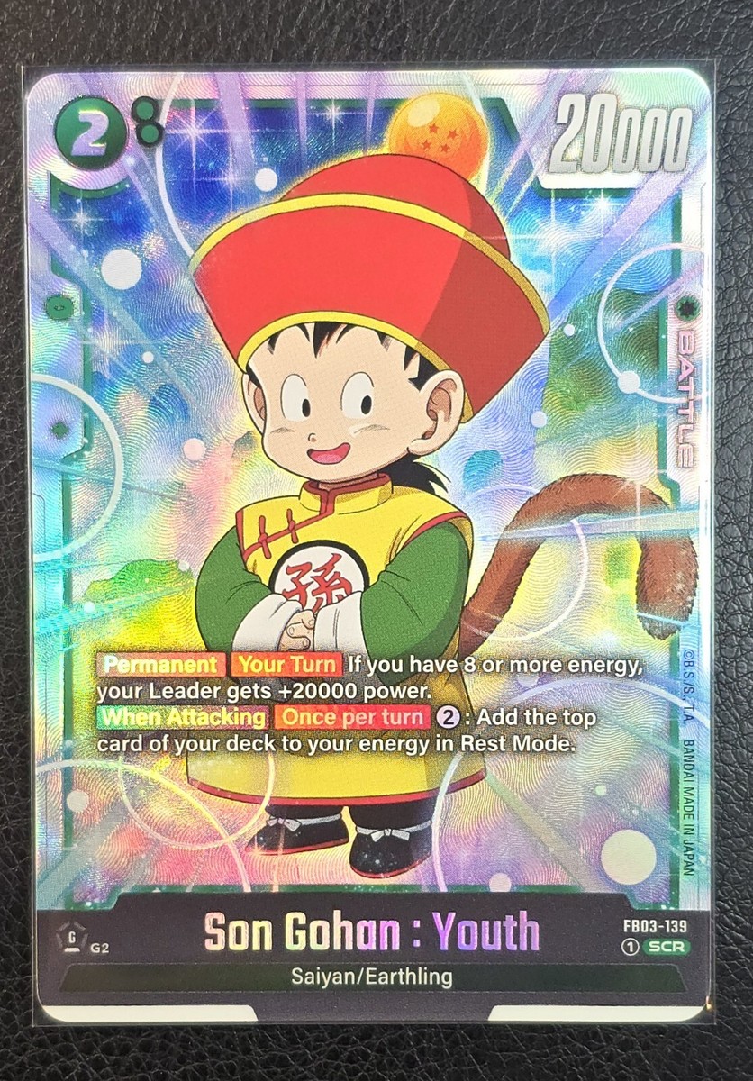 Son Gohan : Youth SCR FB03-139 M PF DBZS Raging Roar Series | eBay