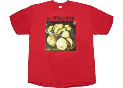 Supreme Still Life Tee Red Größe M medium Box Logo Hypebeast T-Shirt Shirt Neu