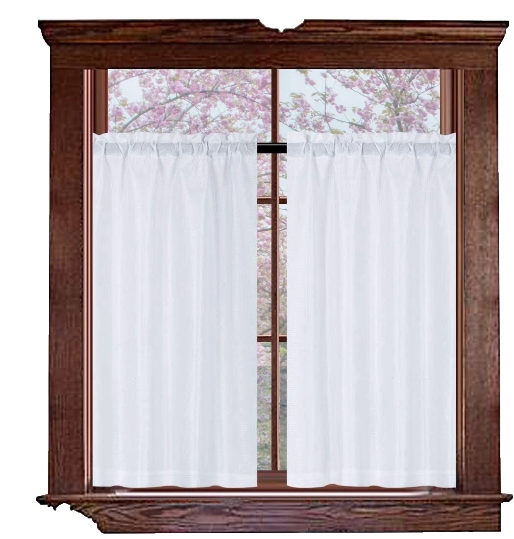 Polyester Plaid Window Curtains & Drapes