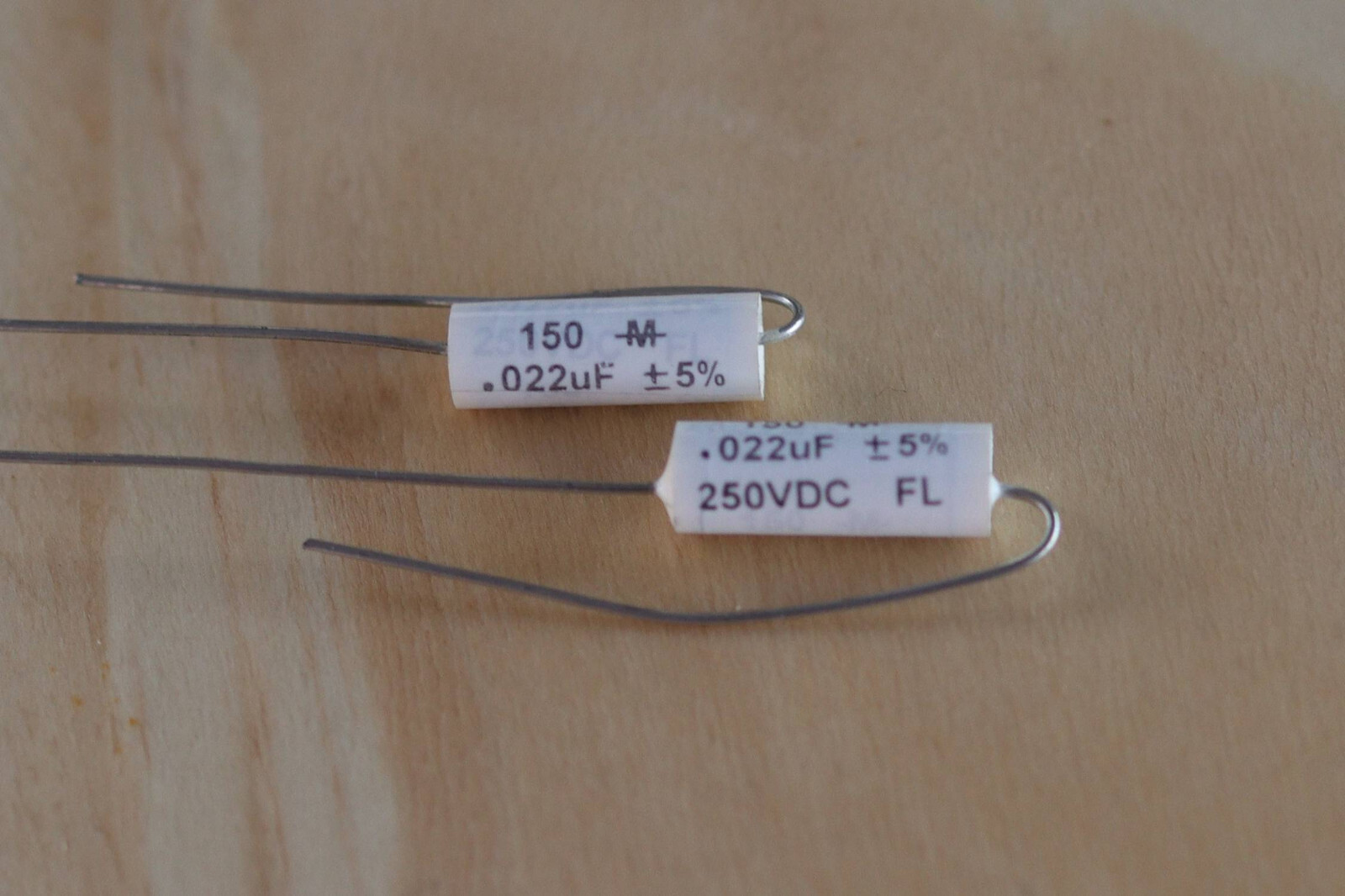 Amperometro Vintage 2 Condensatori .022uF 630V Mojo Dijon Per Chitarra/ Amplificatore - Caps Di Accoppiamento Di Alta Qualità Chitarra Elettrica Fender Lego - Foto 2