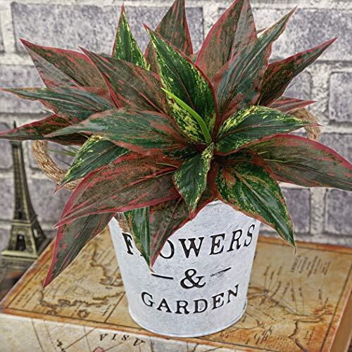 Fake Plants Artificial Plant Outdoor Shrubs Faux Grass Plastic Leaves Greener... - Picture 3 of 9