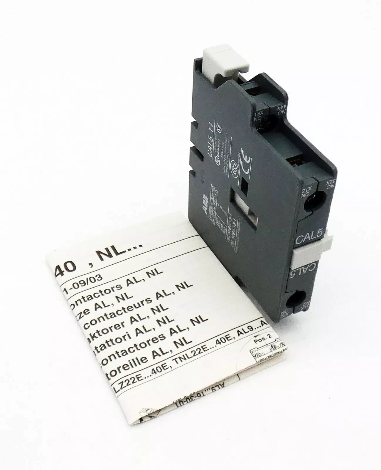 ABB CAL5-11  CONTATTO AUSILIARIO  690v 16a