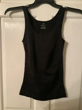 🌸Ladies Shape Wear Black Tank Top Firm Control Nylon Spandex Size M 🌸NWOT