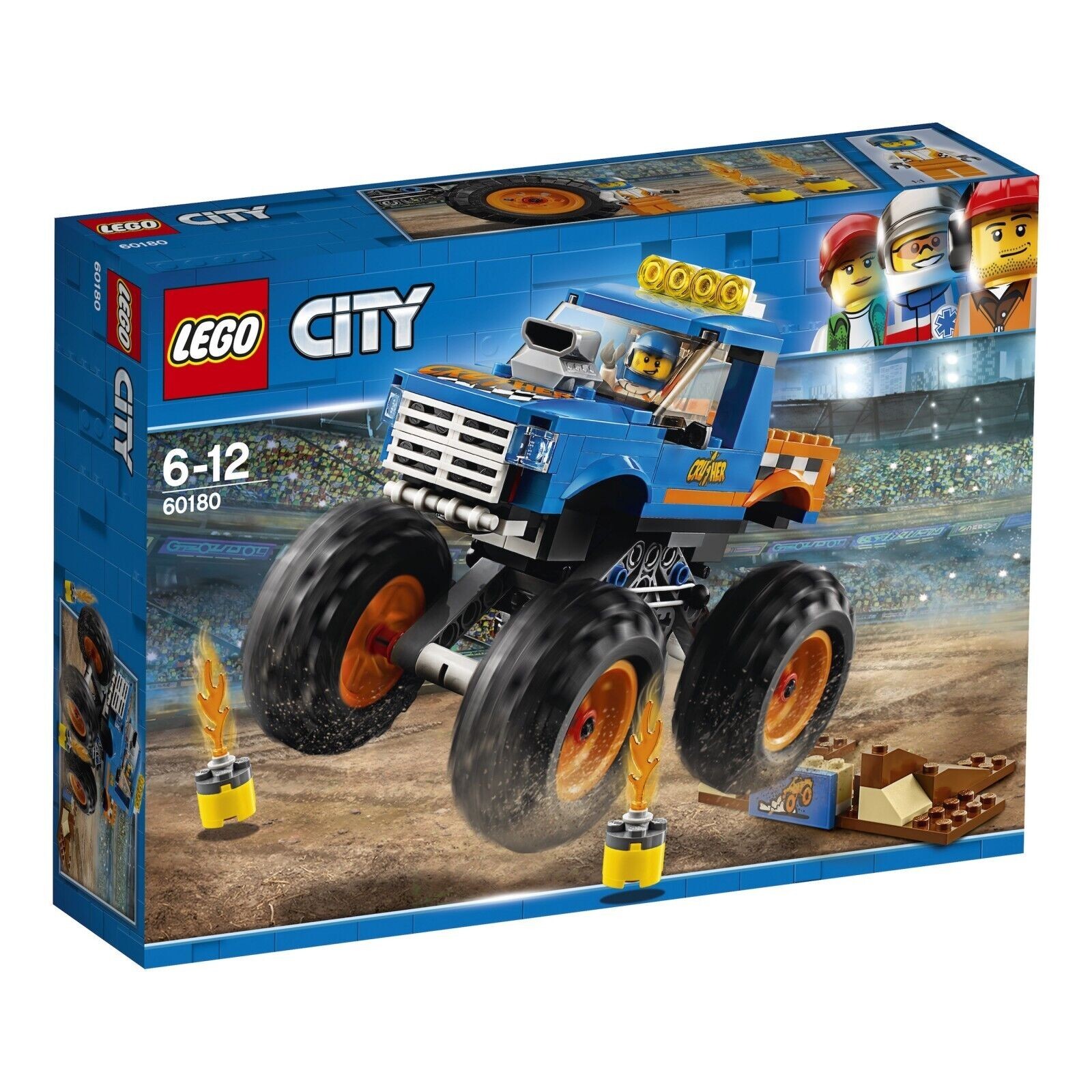 LEGO CITY MONSTER TRUCK PEZZI 192 ETA' 6-12 60180