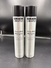 2 Cans Of Keratin Complex Firm Hold Hairspray 9 oz Each Hair Spray. NEW 