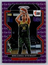 /99 2022 Panini Prizm WNBA - W25 Purple Prizm #175 Breanna Stewart - NM-MT