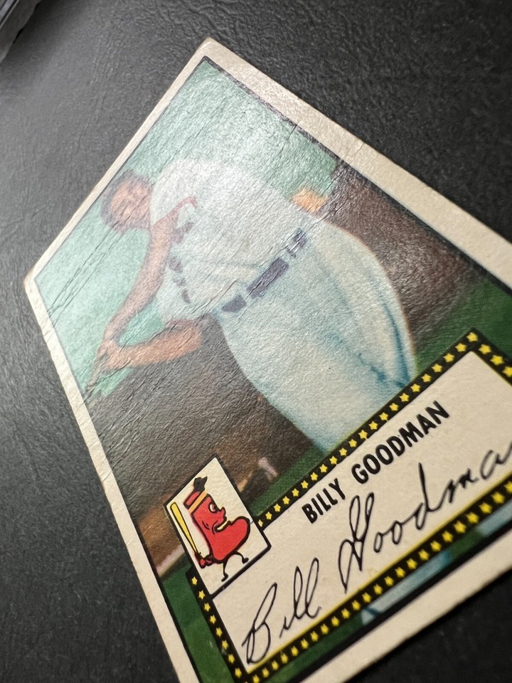 1952 Topps 23 Billy Goodman, creased, black back eBay