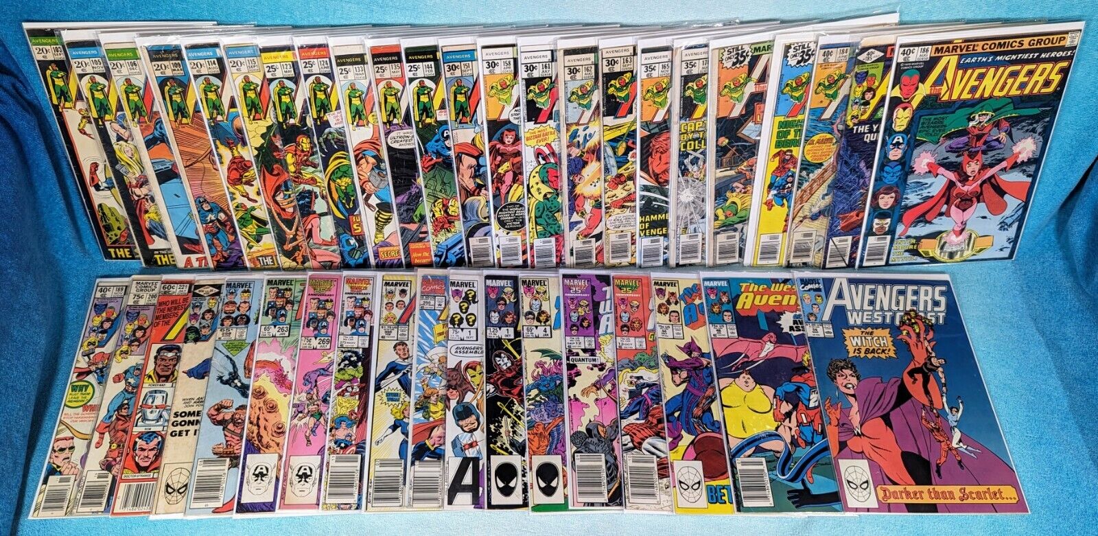 Avengers #103 - 350 (Marvel Comics) 41 Book Lot - Keys - West Coast #1 & More!
