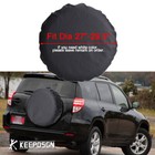 PU Spare Tire Cover UV Rain Proof For Toyota RAV4 225/65R17 225/60R18 235/55R19
