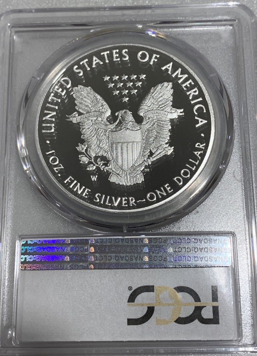 2016-W (2019) Silver Eagle Lettered Edge PCGS PF70 DCAM 30th