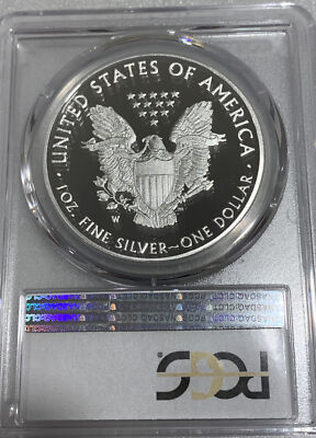 2016-W (2019) Silver Eagle Lettered Edge PCGS PF70 DCAM 30th