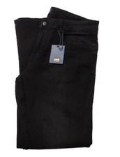 Cavalli Class Men's Slim Straight Jeans Size 36 Black Denim