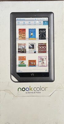 Barnes & Noble BNRV200A Nook Color Tablet 8GB, Wi-Fi, 7 inch -  Black    -22